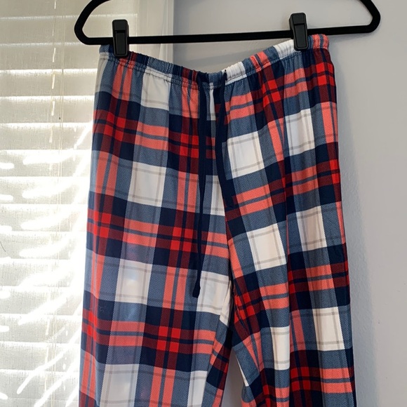 Plaid Print Women's Long Sleeve Pajama Set with Soft Lounge Pants size M NWT - Picture 6 of 6